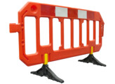 Gate barrier oranje