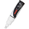 Uni krijtstift chalk marker wit
