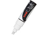 Uni krijtstift chalk marker wit