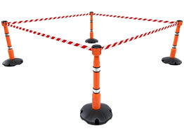 Skipper palenset 81 m  oranje met rood wit lint