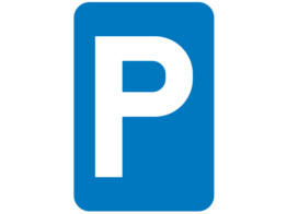 E9a verkeersbord SB250 400 x 600 mm klasse 1