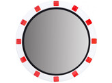 600 mm verkeersspiegel VBBR60 RVS -20 C met ABS kader 0 tot 10 m