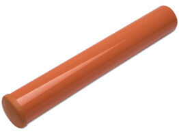 Paal 76 x 3200 mm   dop RAL2009 verkeersoranje