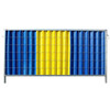 Stadshek 2060 x 1070 mm blauw geel
