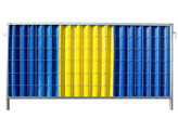 Stadshek 2060 x 1070 mm blauw geel