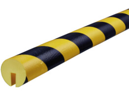 Kantbeschermer 40 x 5000 mm geel zwart