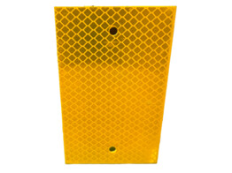 Aluminium reflector 70 x 110 mm oranje