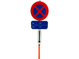 E3 parkeerverbod SB250 Xb beneden ALU gemonteerd