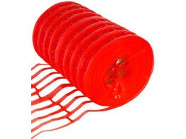 Ondergronds waarschuwingsnet 100 m x 300 mm rood