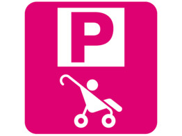 P mama verkeersbord SB250 400 x 400 mm klasse 1