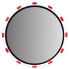 300 mm verkeersspiegel VEMR30 RVS met RVS kader 0 tot 5 m