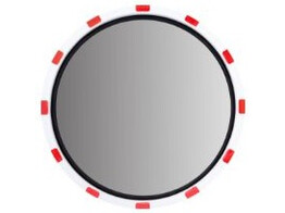300 mm verkeersspiegel VEMR30 RVS met RVS kader 0 tot 5 m