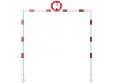 Hoogtebeperking 3 x 3 m  H  wit rood C29 beton