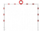 Hoogtebeperking 4 x 3 m  H  wit rood C29 beton
