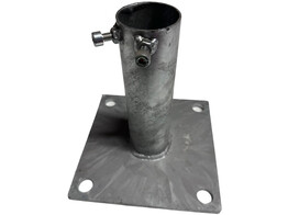 Voetplaat verkeersbordpaal 51 mm
