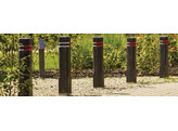 Diamantkoppaal zwart 1400 mm r/w bandjes