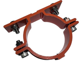 Beugel aluminium 76 mm RAL2009 verkeersoranje