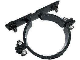 Beugel aluminium 89 mm RAL7043 verkeersgrijs