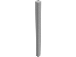 Paal rond 108 x 1300 mm galva om in te betonneren
