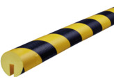 Kantbeschermer 40 x 1000 mm geel zwart