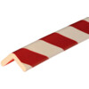 Hoekbeschermer 26 x 1000 mm rood wit