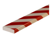 Wandbeschermer 75 x 1000 mm rood wit