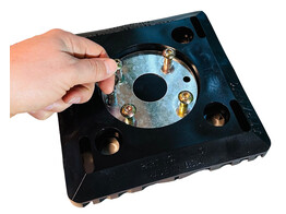 Voetplaat voor Kickback plooibaken PRO Quick Release excl. sleutel
