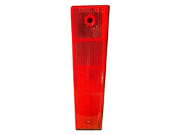 Kunststof reflector 40 x 180 mm rood CE markering