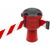 Skipper rood met 9 m lint rood wit