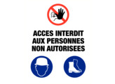 PP bord acces interdit 3 picto