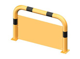 Beschermbeugel 65  H  x 100 cm GZ voet- ramplaat
