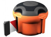 Skipper XS oranje met rood wit lint