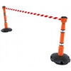 Skipper palenset 9 m oranje met rood wit lint