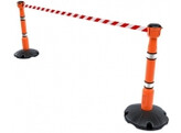 Skipper palenset 9 m oranje met rood wit lint