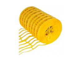 Ondergronds waarschuwingsnet 100 m x 300 mm geel