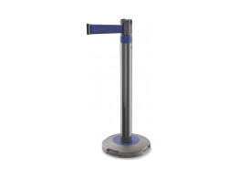 Skipper Q afzetpaal met blauw lint