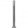 Stootpaal rond 76 x 900 mm RVS voetplaat