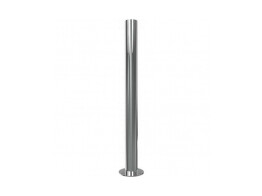 Stootpaal rond 76 x 900 mm RVS voetplaat
