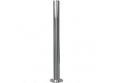 Stootpaal rond 76 x 900 mm RVS voetplaat