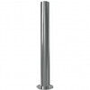 Stootpaal rond 102 x 900 mm RVS voetplaat