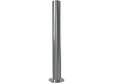 Stootpaal rond 102 x 900 mm RVS voetplaat