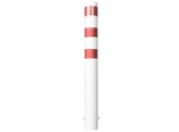 Stootpaal rond 152 x 1500 mm wit rood betonneren