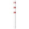Stootpaal rond 152 x 2000 mm wit rood betonneren