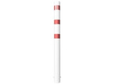 Stootpaal rond 152 x 2000 mm wit rood betonneren