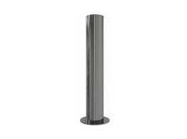 Stootpaal rond 154 x 900 mm RVS voetplaat
