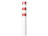 Stootpaal rond 193 x 1500 mm wit rood betonneren