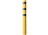 Stootpaal rond 193 x 2000 mm geel zwart betonneren