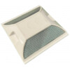 PVC grondreflector 100 x 100 mm wit wit