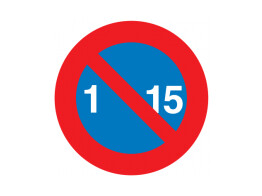 E5 verkeersbord SB250 700 mm klasse 1