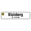 Straatnaambord T1 700 x 200 mm  bxh 